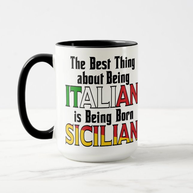 Bästa Sak om att vara italienare Mugg (Vänster)