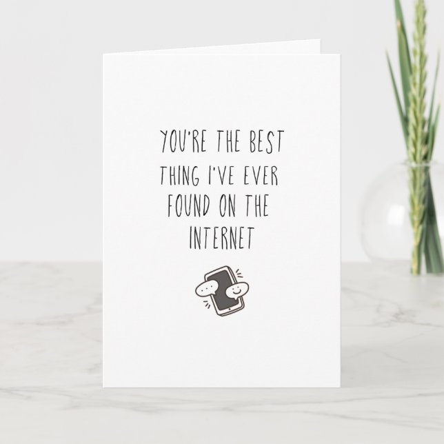 Bästa Sak på Internet | Online Dag Helgkort (Framsida)
