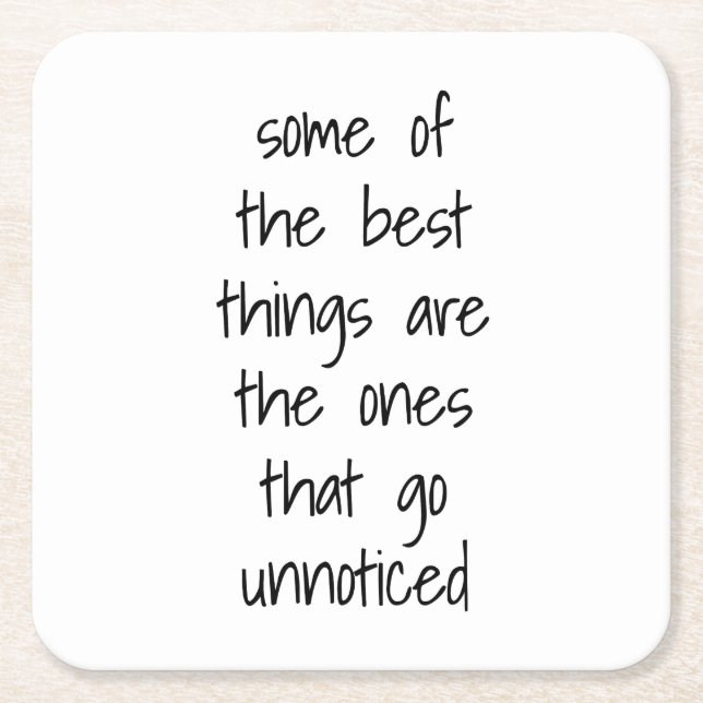 Bästa Sak-Pappra Underlägg Papper Kvadrat (Framsidan)