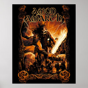 Bästa säljande Amon Amarth i konsert Poster