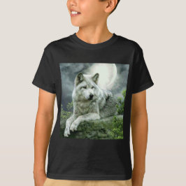Bästa säljande bild i bild av Varg med bilder T-shirt