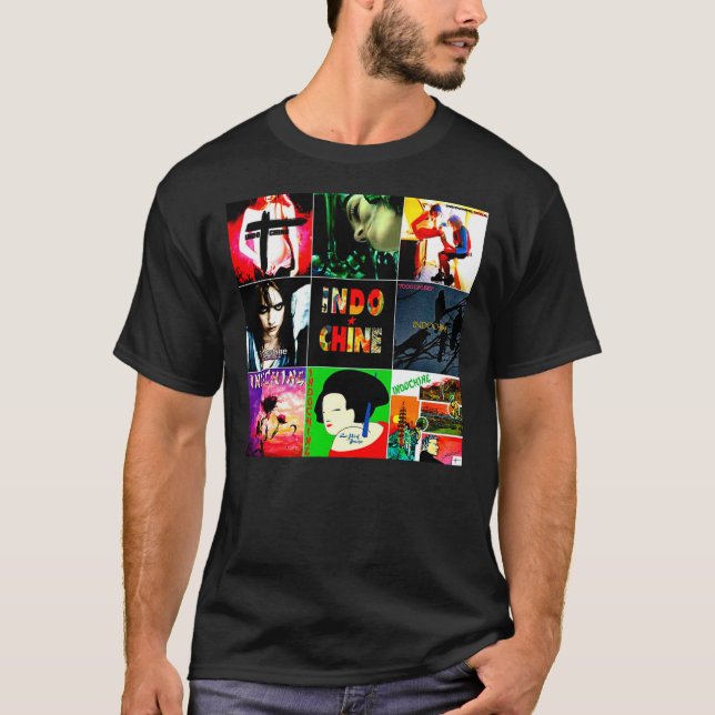 Bästa säljarens Logotyp Music Indochine Band från  T Shirt (Framsida)