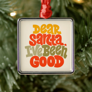Bästa Santa I har varit Bra Design Julgransprydnad Metall