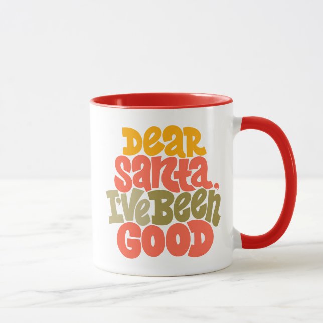 Bästa Santa I har varit Bra Design Mugg (Höger)