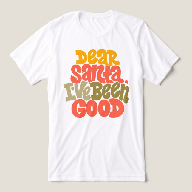 Bästa Santa I har varit Bra Design T Shirt (Design Framsida)