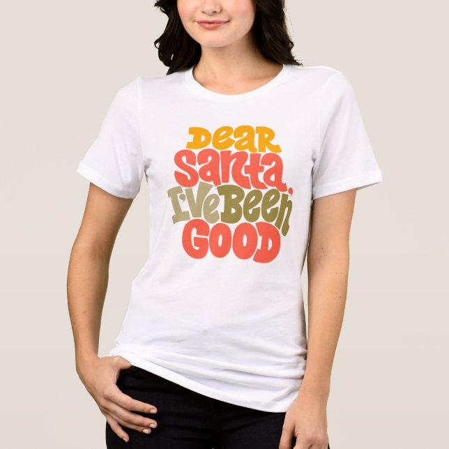 Bästa Santa I har varit Bra Design T Shirt (Framsida)
