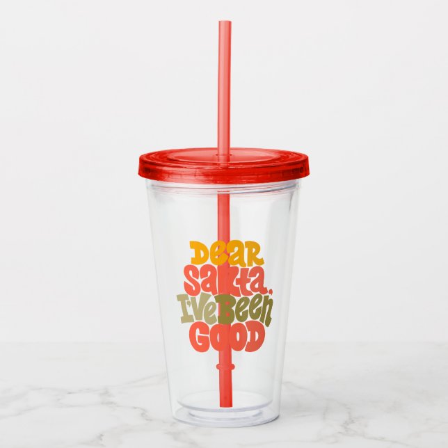 Bästa Santa I har varit Bra Design Take Away Mugg (Framsida)