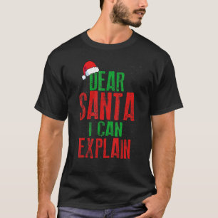 Bästa Santa I kan förklara Julafton Naughty Matchi T Shirt