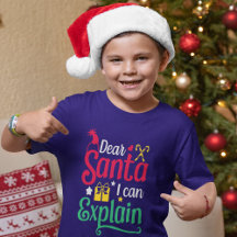 Bästa Santa I kan förklara Kids T-Shirt