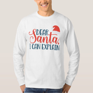 Bästa Santa I kan förklara Manar-Shirt T Shirt