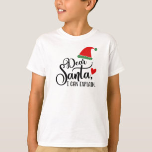 Bästa Santa I kan förklara nuny Typografi T Shirt
