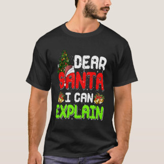 Bästa Santa I kan förklara Pajama för T Shirt