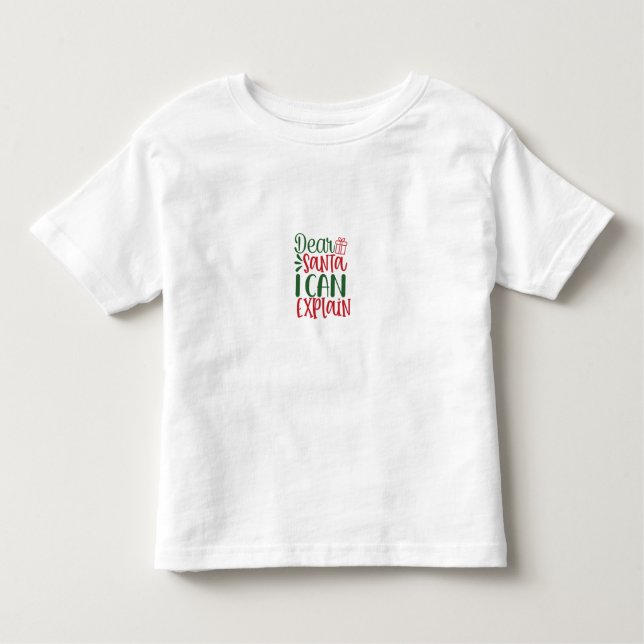 Bästa Santa I kan förklara T-Shirt (Framsida)