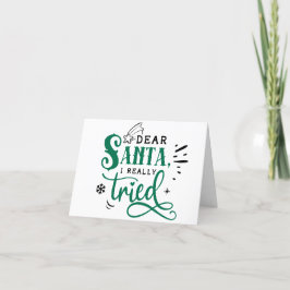 Bästa Santa I-Verkligen. | Roligt jul Humor Helgkort