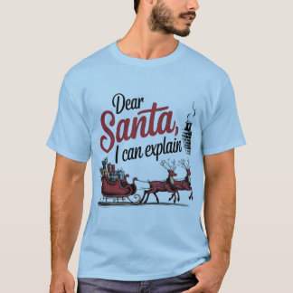 Bästa Santa jag kan förklara T Shirt