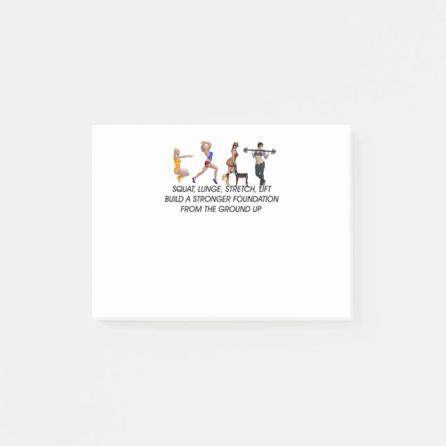 BÄSTA satt slogan Post-it Block (Framsida)