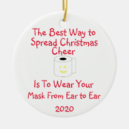 Bästa sättet att sprida julklapp julgransprydnad keramik