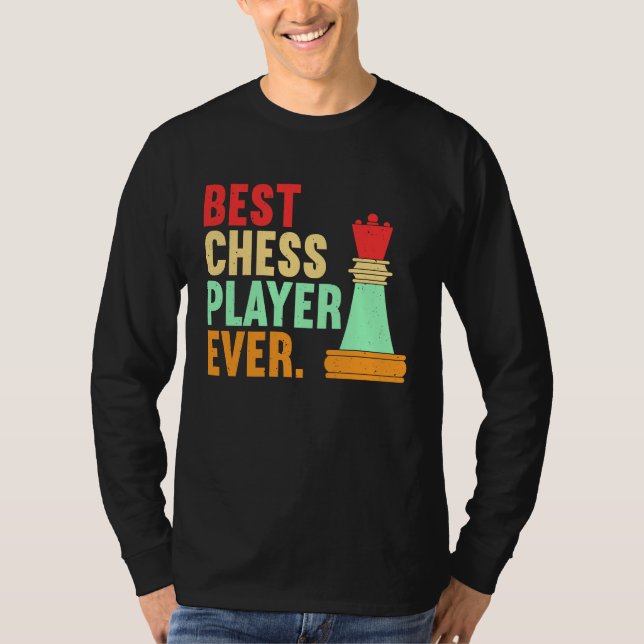 Bästa schackspelare någonsin Schack  Schackpjäs Sc T Shirt (Framsida)