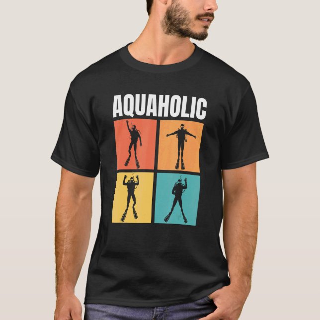Bästa Scuba Dykning Dykare Dykning Snorklare T Shirt (Framsida)