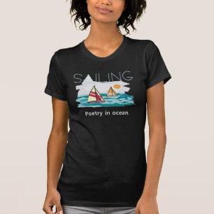BÄSTA segling, poesi i hav T-shirt