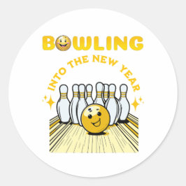 Bästa semestergåva för bowlingfantast under det ny runt klistermärke