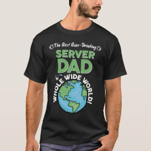 Bästa server-Pappa i hela världen T Shirt