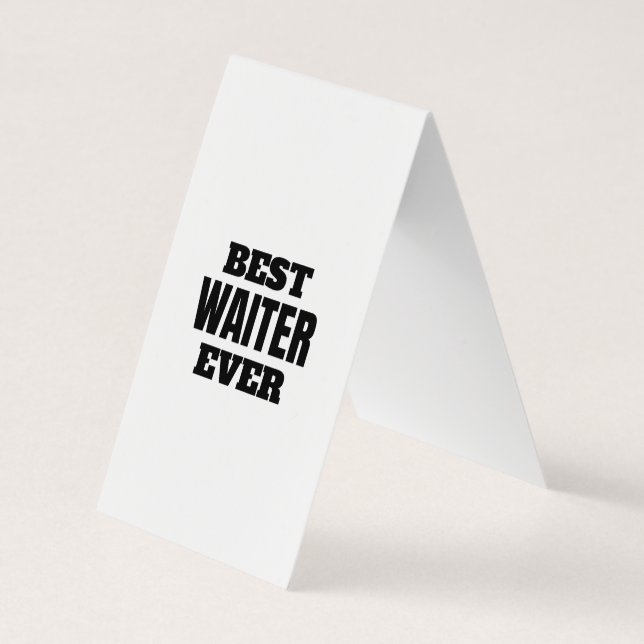 bästa servitör någonsin visitkort (Baksida)