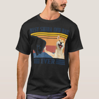 Bästa Shiba Inu Pappa Någonsin Fars dag jul T Shirt