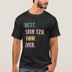 Bästa Shih Tzu-mamma någonsin Kvinnors Shih Tzu-hu T Shirt