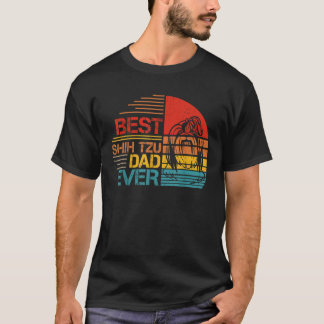Bästa Shih Tzu Mamma någonsin Shih Tzu Pappa Far d T Shirt