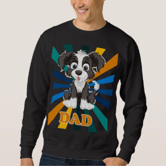 Bästa Shih Tzu Pappa Någonsin Rolig Tecknad Hund P Lång Ärmad Tröja