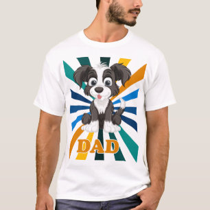 Bästa Shih Tzu Pappa Någonsin Rolig Tecknad Hund P T Shirt
