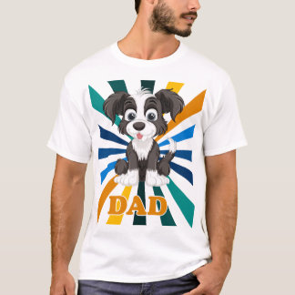 Bästa Shih Tzu Pappa Någonsin Rolig Tecknad Hund P T Shirt