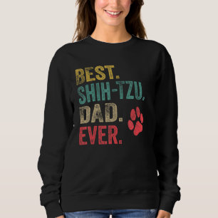Bästa Shih Tzu Pappa någonsin Vintage Män Fader Hu T Shirt
