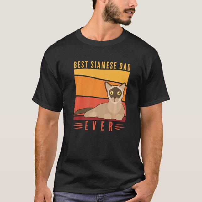 BÄSTA SIAMESER KAPPARE NÅGONSIN T SHIRT (Framsida)