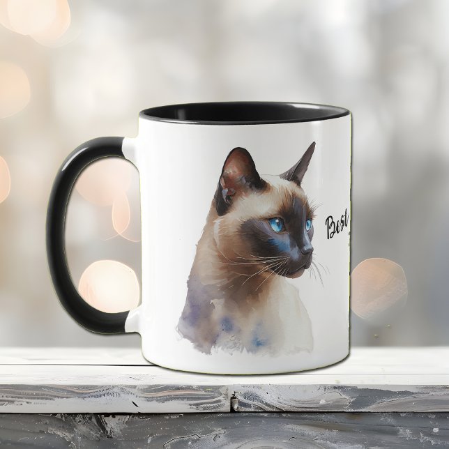 Bästa siamesiska Kat Mamma någonsin Mugg (Skapare uppladdad)