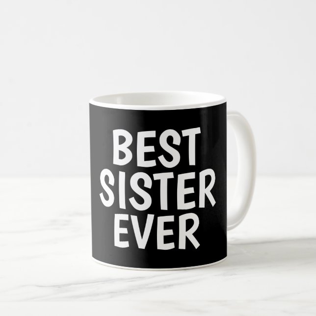 BÄSTA SISTER NÅGON Kaffe koppar (Framsida höger)