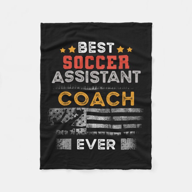 Bästa sittande tränare någonsin _ Istant Coach Fleecefilt (Framsidan)