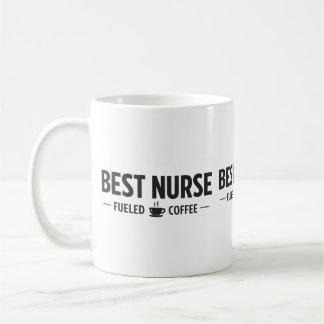 Bästa Sjuksköterska Driven Av Kaffe Kopp
