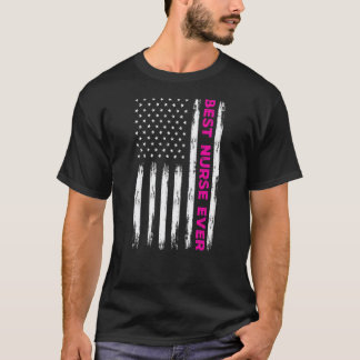 Bästa sjuksköterska någonsin med oss amerikansk ro t shirt
