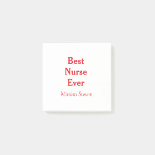 Bästa sjuksköterska någonsin medicinsk professione post-it block