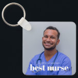 Bästa sjuksköterska någonsin, Tack Nyckelring<br><div class="desc">Bästa sjuksköterska någonsin,  nyckelkedja för Tack</div>