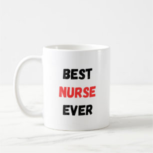 Bästa Sjuksköterska Någonsin Tacksamhetsdesign Kaffemugg