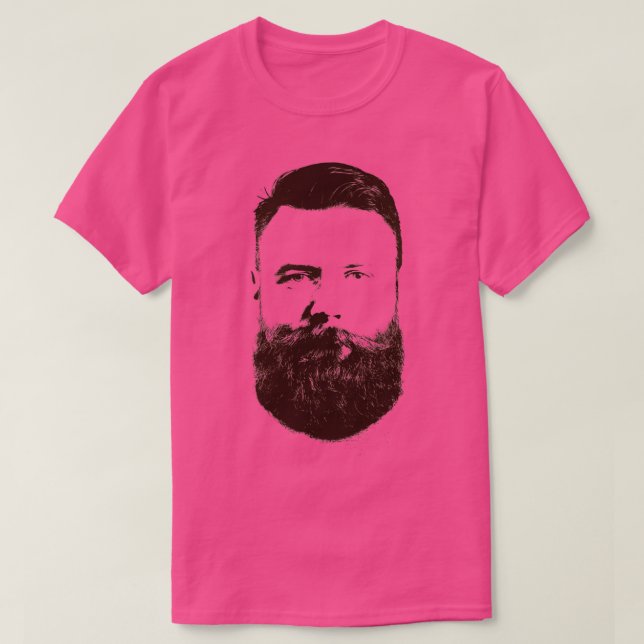 bästa skägg t shirt (Design framsida)