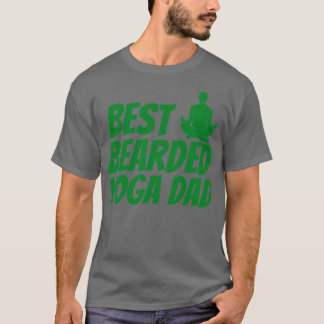 Bästa skäggioga Pappa T Shirt