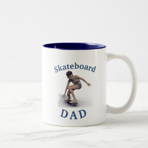 Bästa "Skateboard PAPPA" nånsin! Fars dag Två-Tonad Mugg