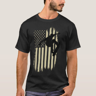 Bästa skateboardartisten konst för skateboard t shirt