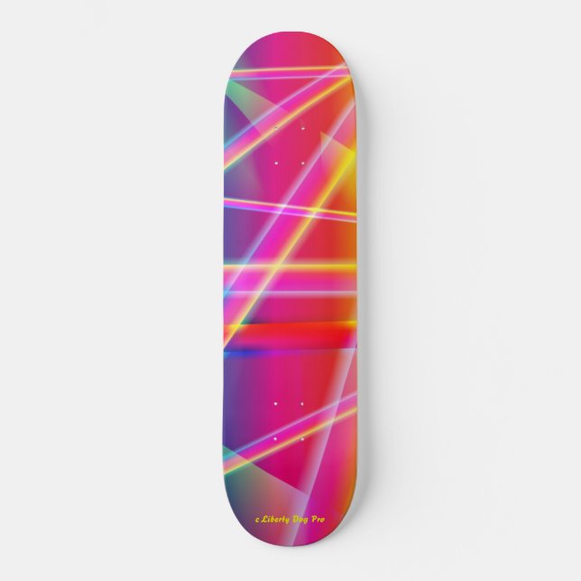 BÄSTA SKATEBOARDS - NEON LJUS - PRO SHREDDERS (Framsida)