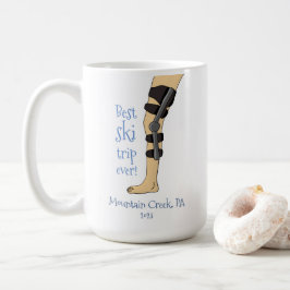 Bästa Ski Resa någonsin ynklig knäklammeri Kaffemugg