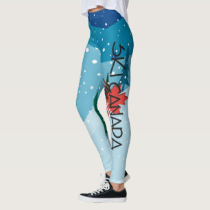 BÄSTA skida Kanada Leggings